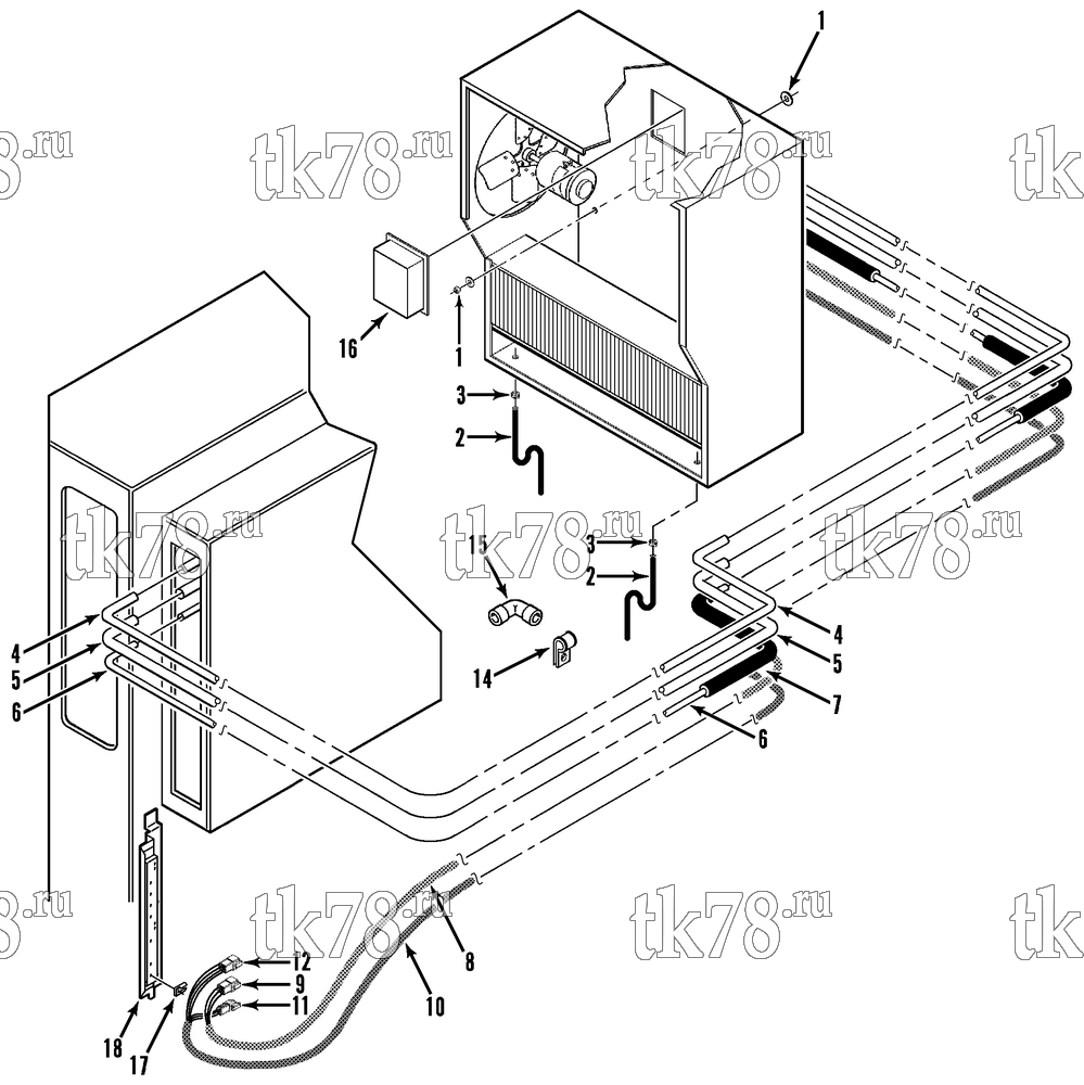 Каталог запчастей для Thermo King  INSTALLATION GROUP (EW-I)