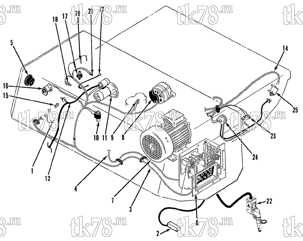 Каталог запчастей для Thermo King  ELECTRICAL COMPONENTS