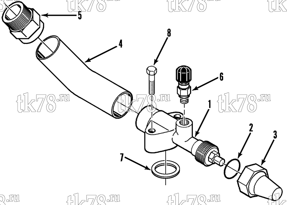 Каталог запчастей для Thermo King T1-M44 VALVE ASSEMBLY - SUCTION