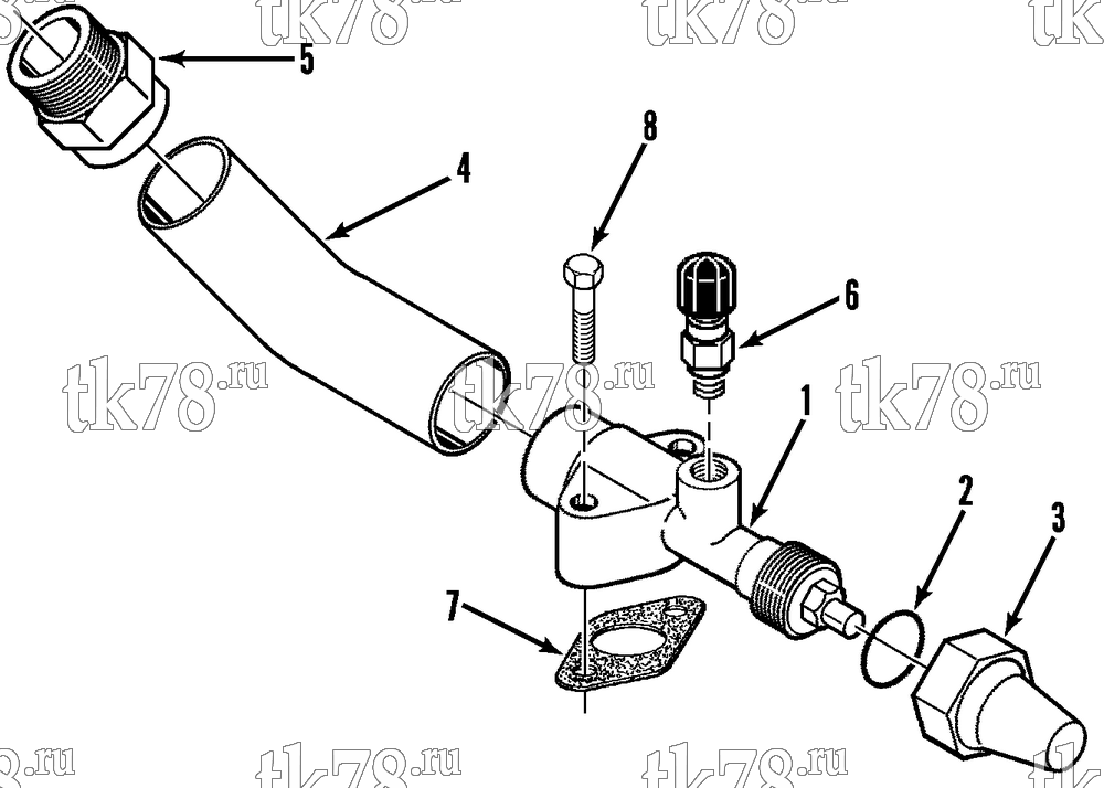 Каталог запчастей для Thermo King T1-M44 VALVE ASSEMBLY - DISCHARGE
