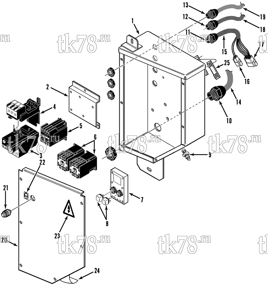 Каталог запчастей для Thermo King  HIGH VOLTAGE PHASE BOX