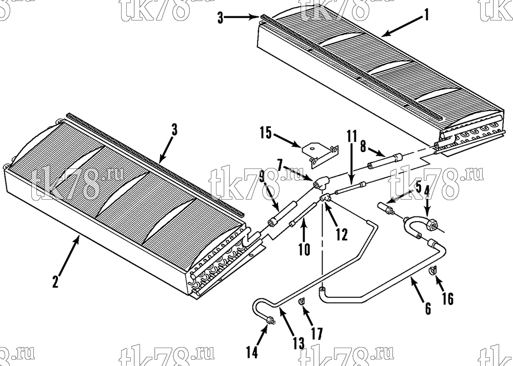 Каталог запчастей для Thermo King  CONDENSER REFRIGERATION (LRT-I)
