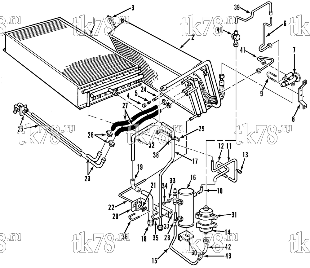 Каталог запчастей для Thermo King  REFRIGERATION COMPONENTS