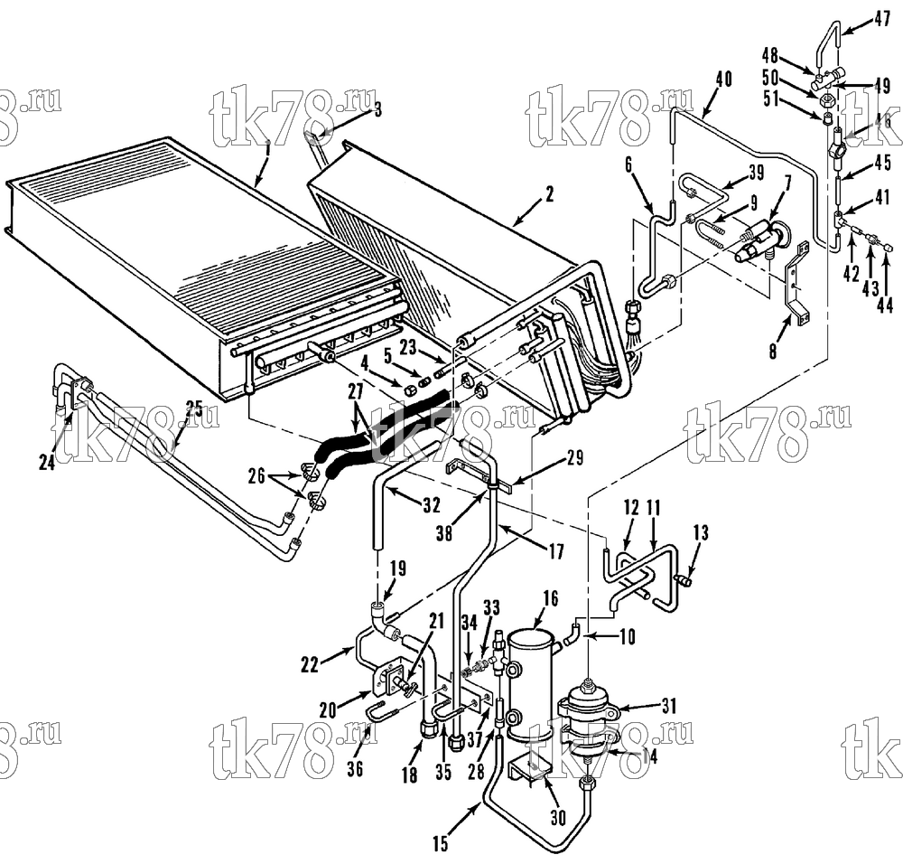 Каталог запчастей для Thermo King  REFRIGERATION COMPONENTS
