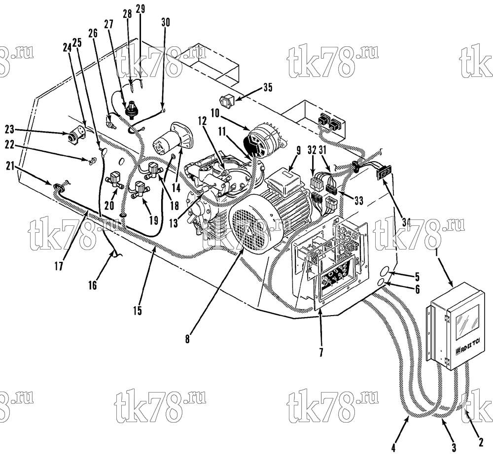 Каталог запчастей для Thermo King  ELECTRICAL COMPONENTS
