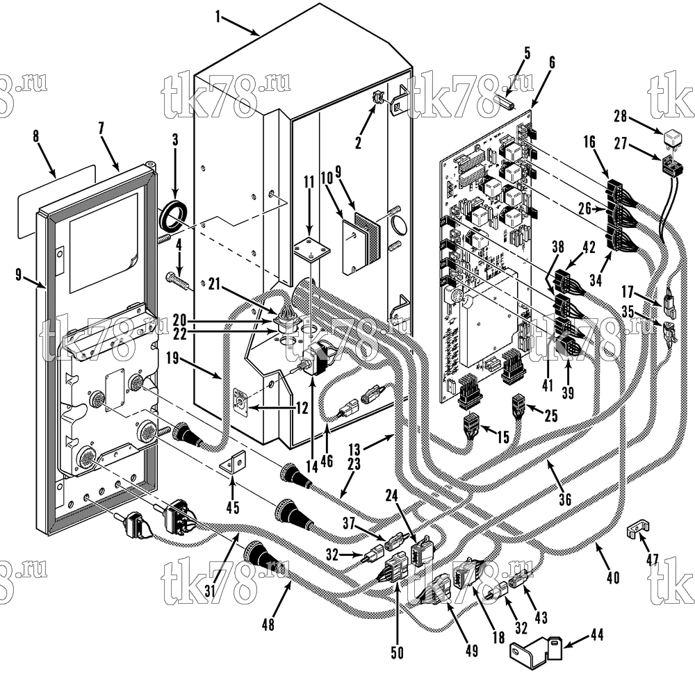 Каталог запчастей для Thermo King  CONTROL BOX ASSEMBLY (SB-III SR TCI-3)