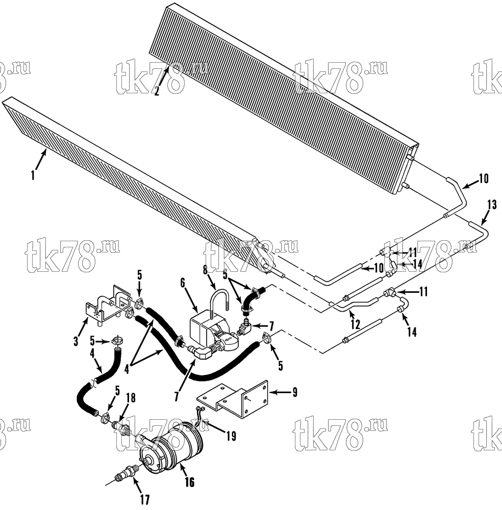 Каталог запчастей для Thermo King  EVAPORATOR HEATING COMPONENTS