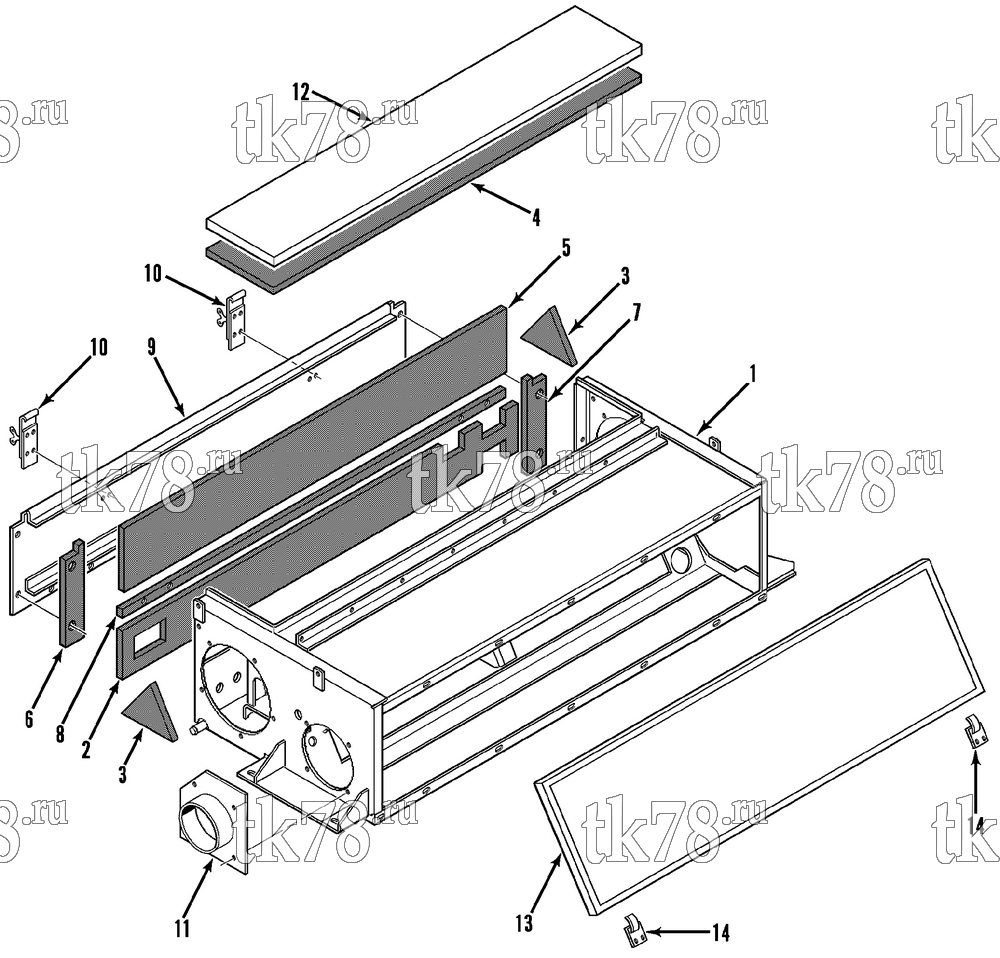 Каталог запчастей для Thermo King  STRUCTURAL COMPONENTS