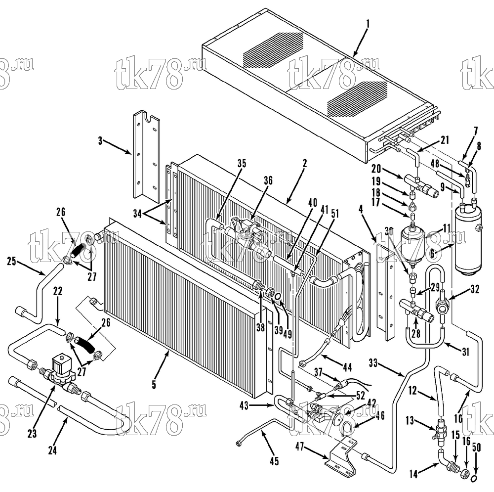 Каталог запчастей для Thermo King IT11-M1, M2, M3 REFRIGERATION COMPONENTS (M3)