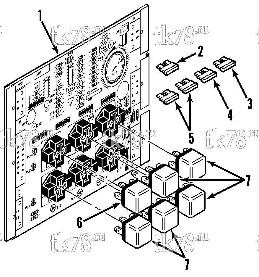 Каталог запчастей для Thermo King V-250 PRINTED CIRCUIT BOARD
