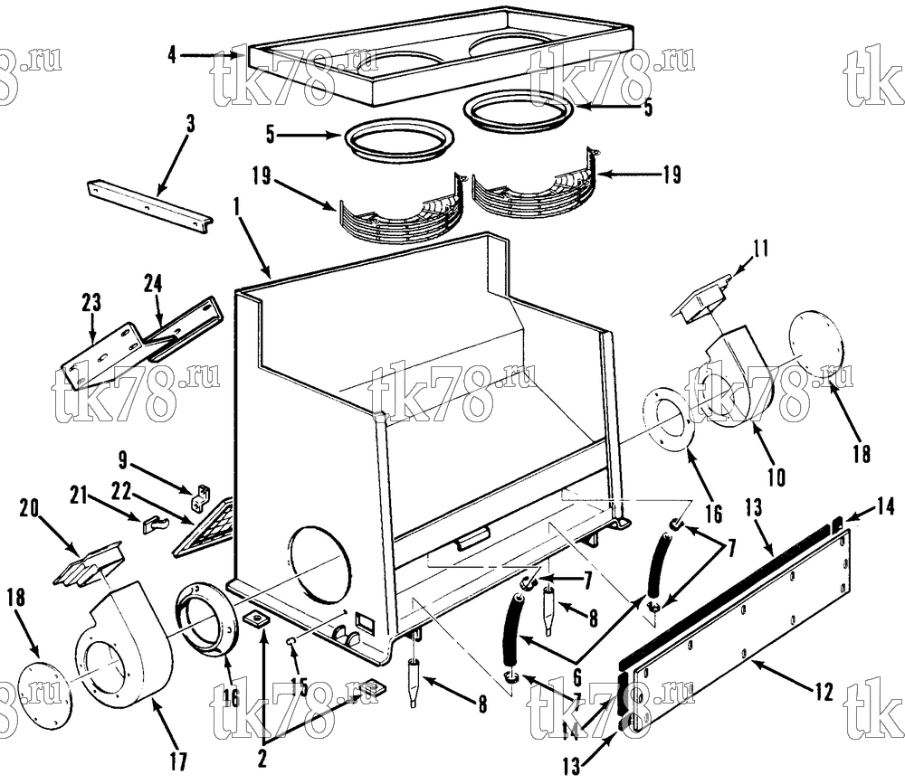 Каталог запчастей для Thermo King  STRUCTURAL COMPONENTS (M31, M34, M37)