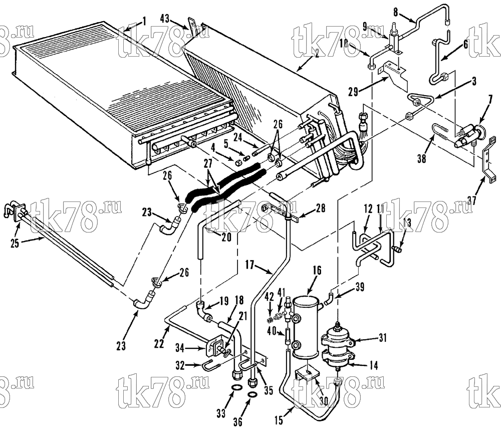Каталог запчастей для Thermo King  REFRIGERATION COMPONENTS (M37)