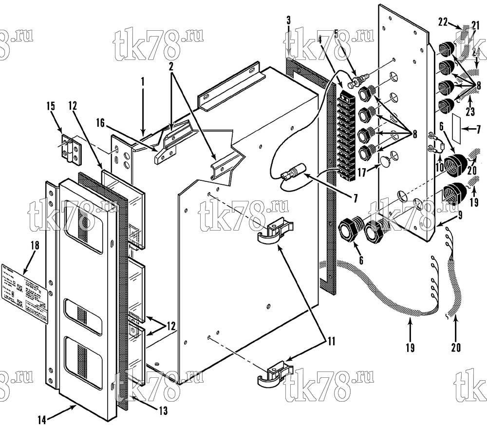 Каталог запчастей для Thermo King  CONTROL BOX GROUP