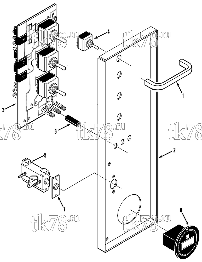 Каталог запчастей для Thermo King  SWITCH PANEL ASSEMBLY (WATLOW, w/ TG V EMEIA)