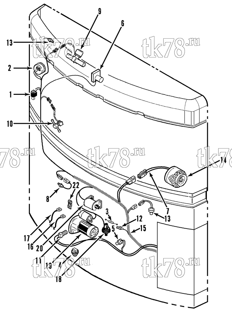 Каталог запчастей для Thermo King  ELECTRICAL COMPONENTS (30s)