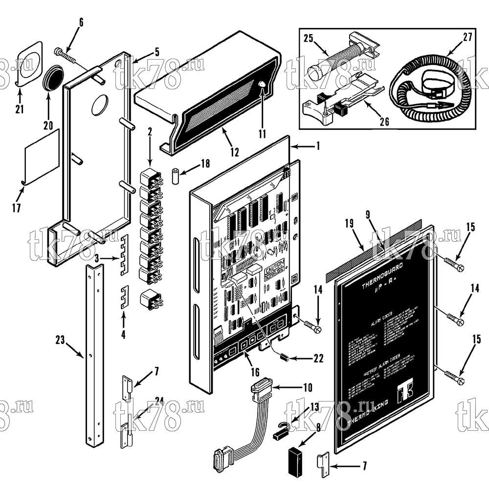 Каталог запчастей для Thermo King  MICROPROCESSOR CONTROLLER (M53, M53.1)