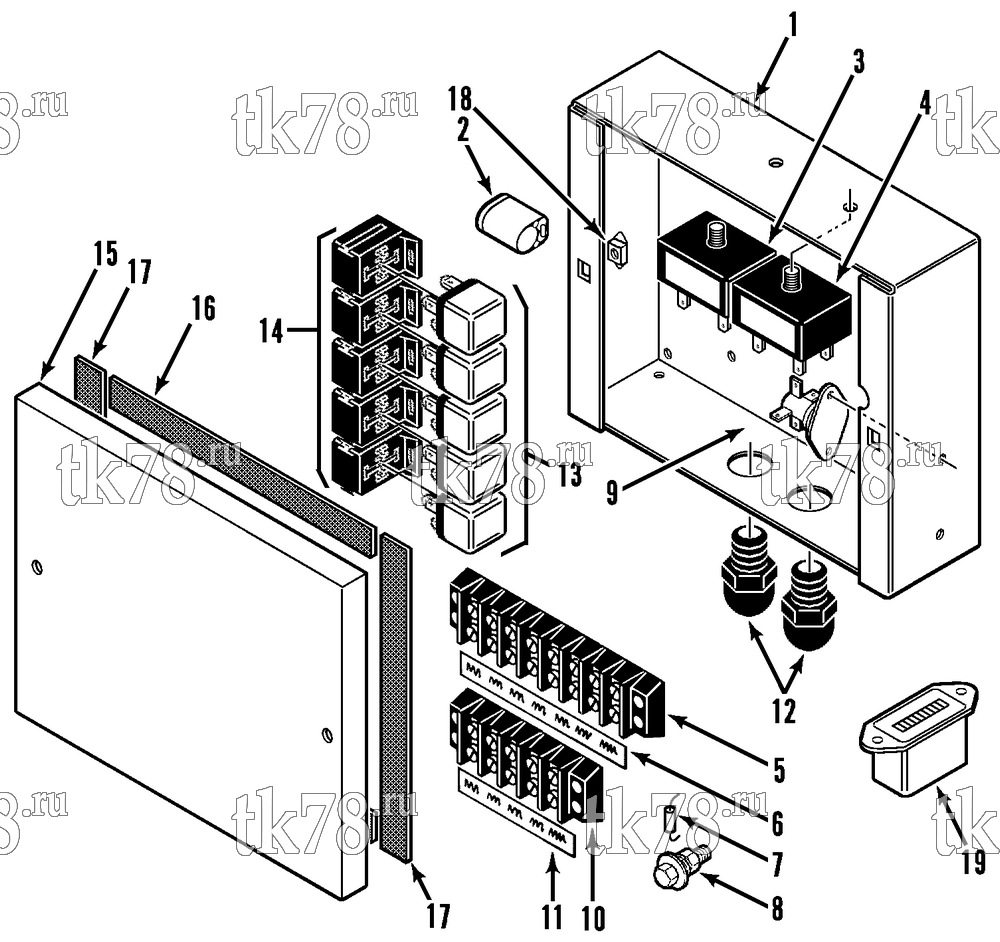 Каталог запчастей для Thermo King  CONTROL BOX