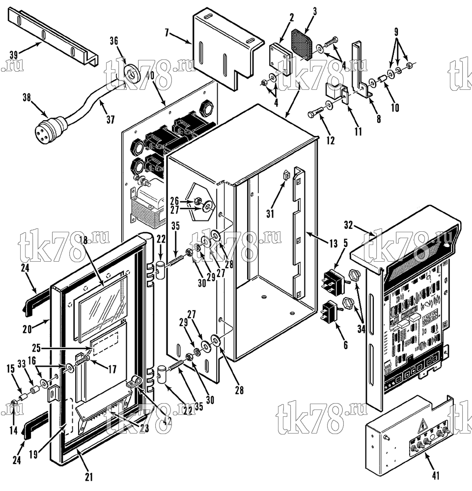 Каталог запчастей для Thermo King  CONTROL BOX