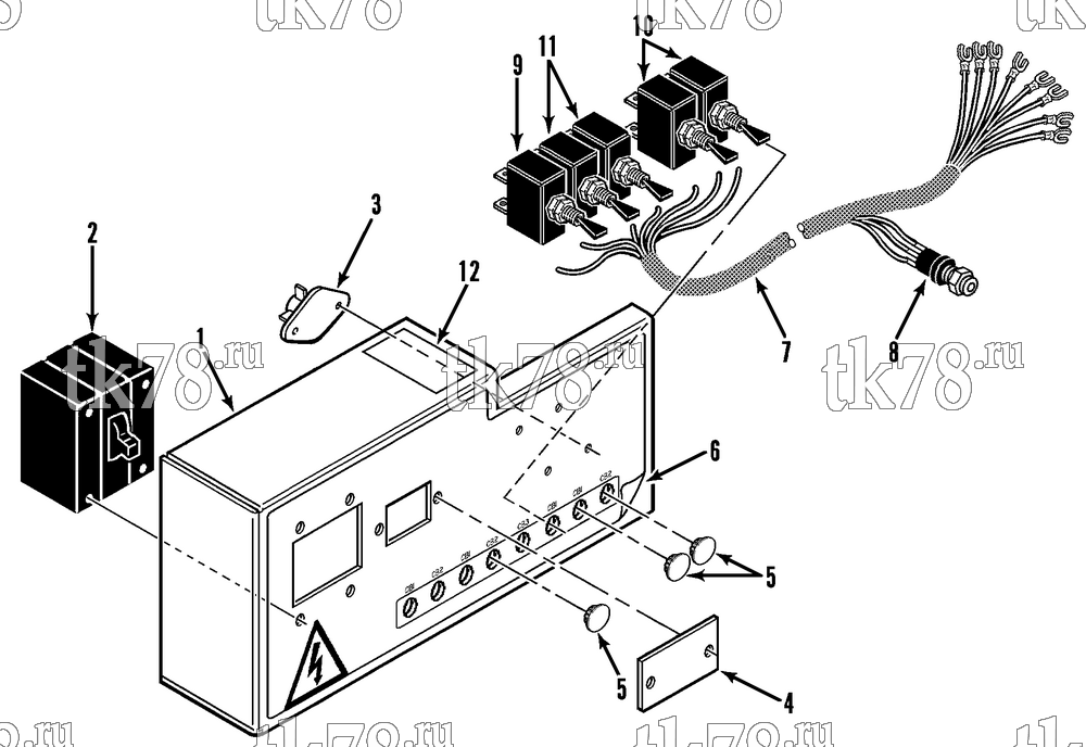 Каталог запчастей для Thermo King  CIRCUIT BREAKER ASSEMBLY