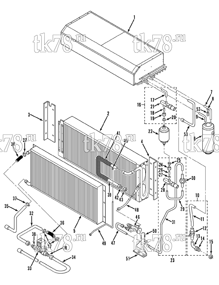 Каталог запчастей для Thermo King  REFRIGERATION COMPONENTS (M22)
