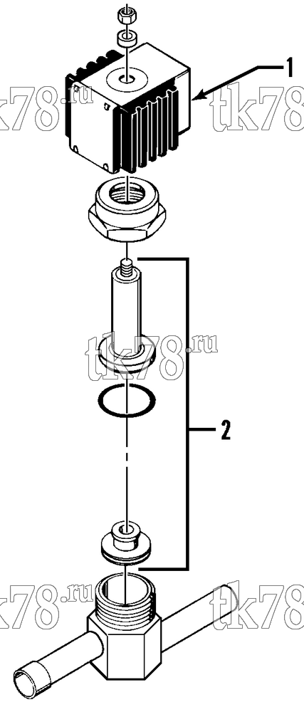 Каталог запчастей для Thermo King SB-III S+ w/se 2.2 Engine SOLENOID VALVE ASSEMBLY