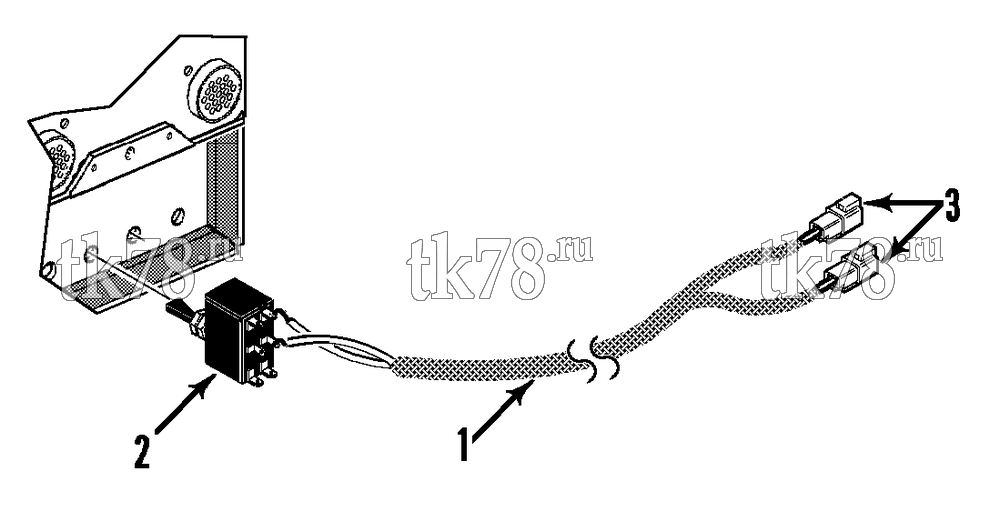 Каталог запчастей для Thermo King SPECTRUM SB TCI HARNESS - ZONE 2 SWITCH HARNESS