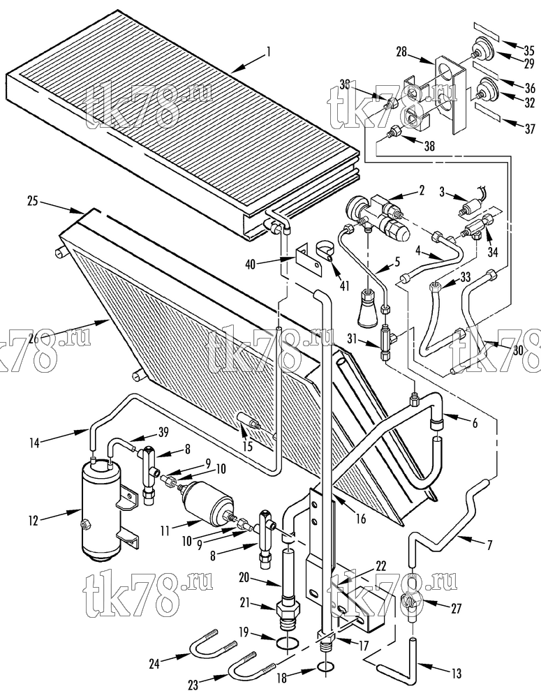 Каталог запчастей для Thermo King T10-M11 REFRIGERATION COMPONENTS