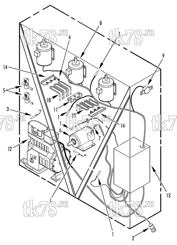 Каталог запчастей для Thermo King  ELECTRICAL COMPONENTS