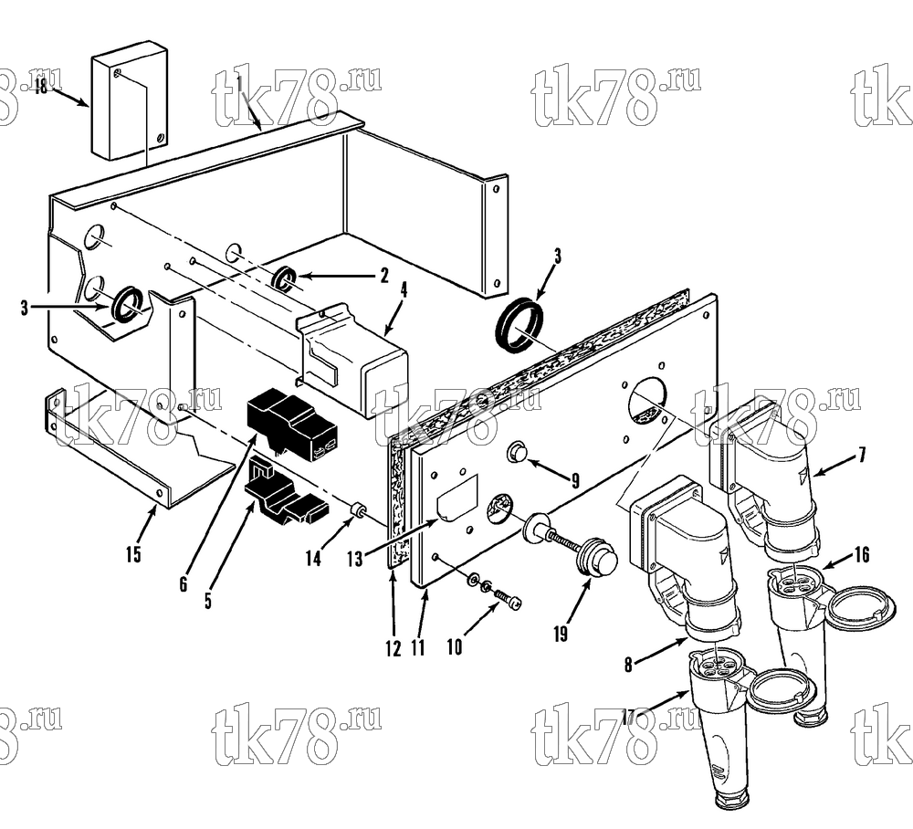 Каталог запчастей для Thermo King  LINESTARTER TRAY
