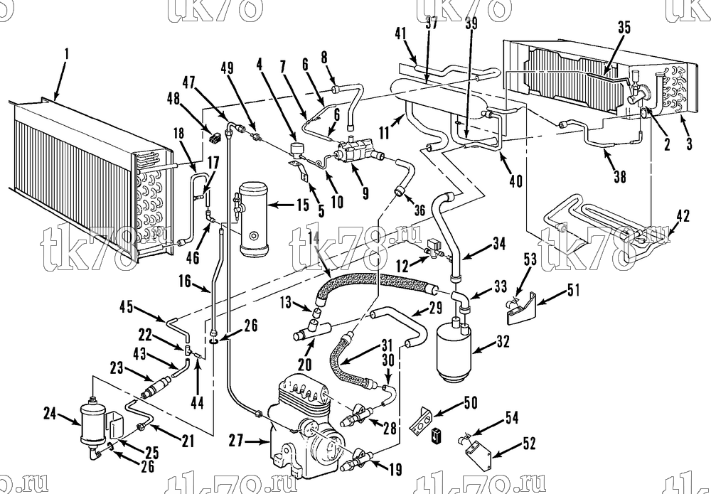 Каталог запчастей для Thermo King  REFRIGERATION COMPONENTS