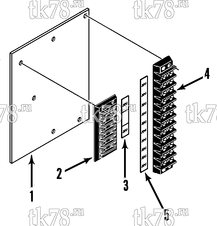 Каталог запчастей для Thermo King D3i-II RC 1000 TERMINAL BOARD & BRACKET