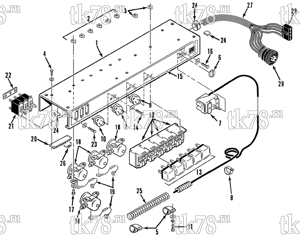 Каталог запчастей для Thermo King  CONTROL PANEL ASSEMBLY (M39)