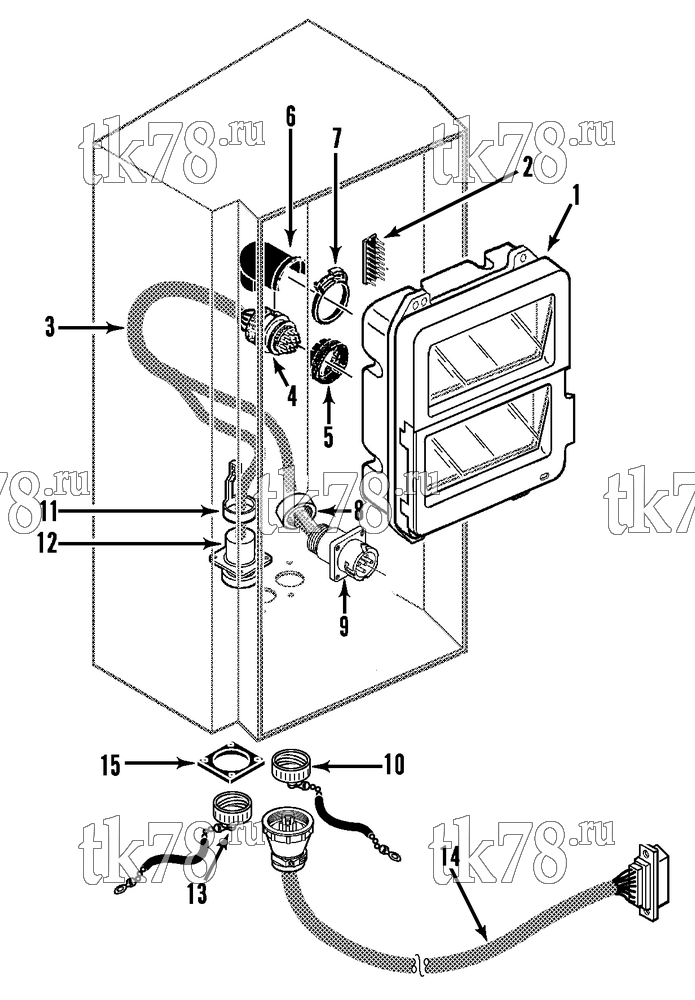 Каталог запчастей для Thermo King SB-III SR MP IV+ TG VI & Rail w/se 2.2 Engine COMMUNICATIONS & DATA LOGGER (SB-III MP V)