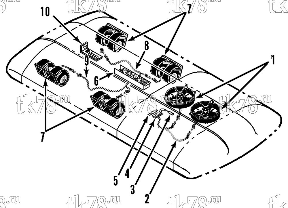 Каталог запчастей для Thermo King SRT-II 1000 & 1004 SRT-III 1000 & 1004 ELECTRICAL COMPONENTS (SRT-II)