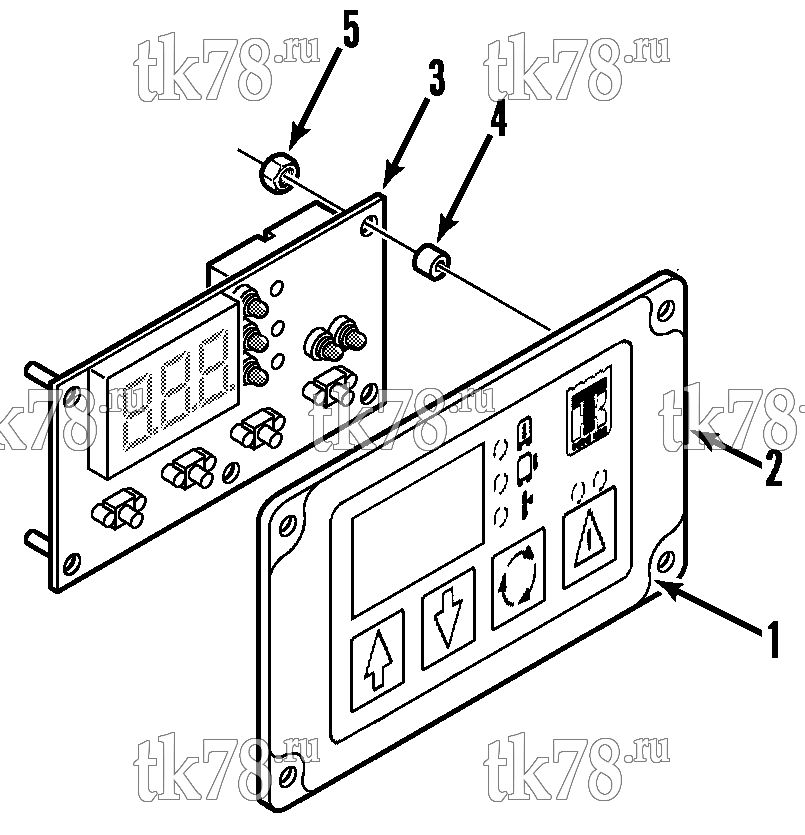 Каталог запчастей для Thermo King  DISPLAY PANEL - DRIVER (040666)
