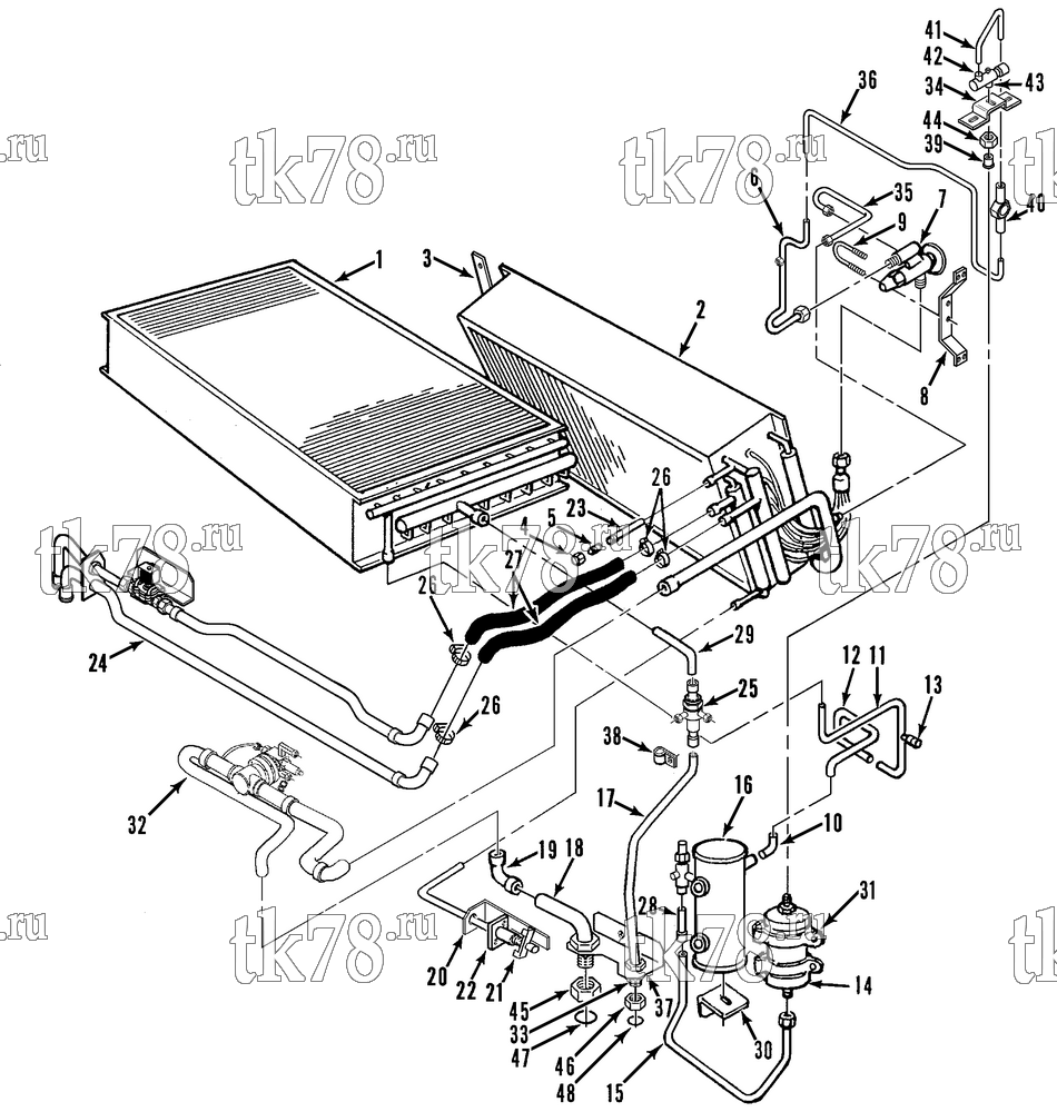Каталог запчастей для Thermo King  REFRIGERATION COMPONENTS