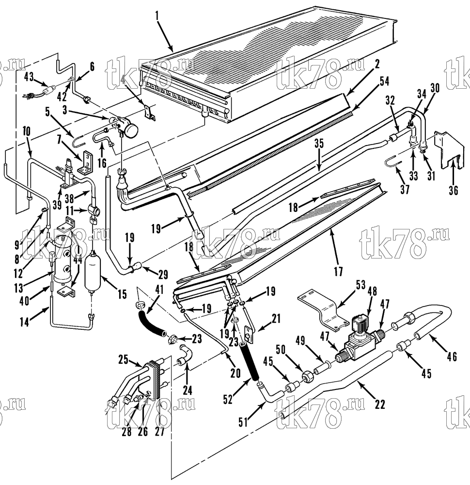 Каталог запчастей для Thermo King T1 Series M52 Thru M67 REFRIGERATION COMPONENTS (M52)