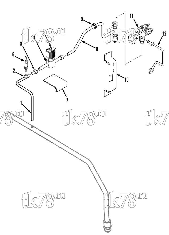 Каталог запчастей для Thermo King T1 Series M52 Thru M67 HOT GAS BYPASS COMPONENTS