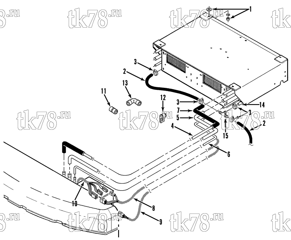 Каталог запчастей для Thermo King  INSTALLATION GROUP (ECT-1 SR SMX)