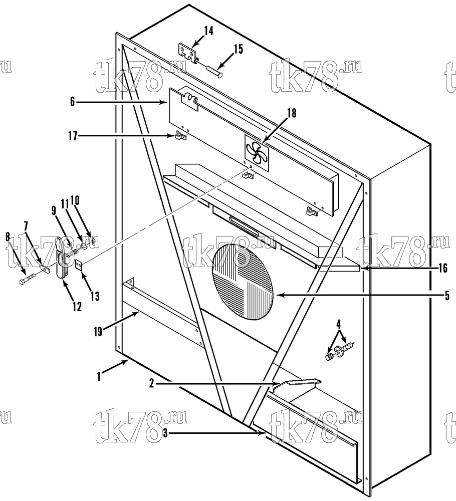 Каталог запчастей для Thermo King  CONDENSER COMPONENTS