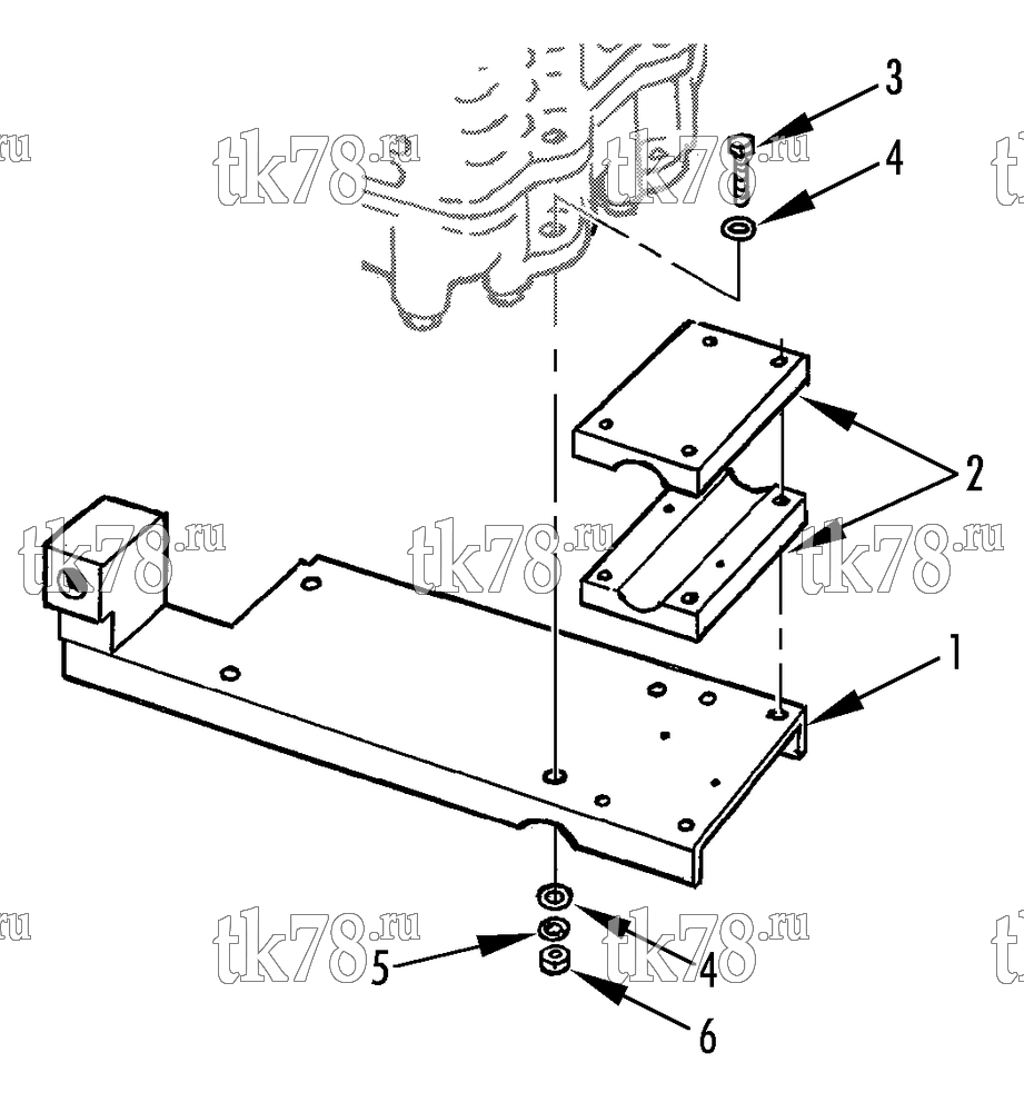 Каталог запчастей для Thermo King T10-M9 COMPRESSOR MOUNTING GROUP
