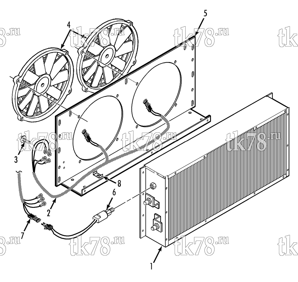 Каталог запчастей для Thermo King ShuttleAIRE Series Bus UNDERMOUNT CONDENSER (S-20 II, S-20 ULP)