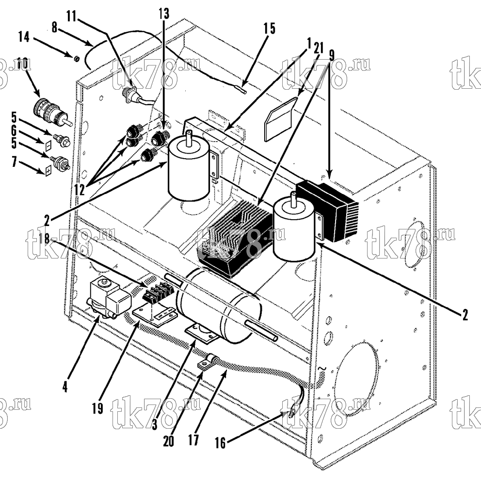 Каталог запчастей для Thermo King  ELECTRICAL COMPONENTS (M31L, M34, M46, M47, M48, M49, M51)