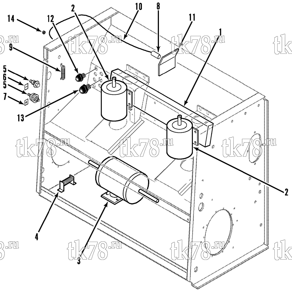 Каталог запчастей для Thermo King  ELECTRICAL COMPONENTS (M32, M33, M35, M36, M40, M43, M44, M45, M50, M55)