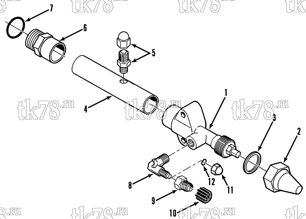 Каталог запчастей для Thermo King T2-M98 VALVE ASSEMBLY - SUCTION