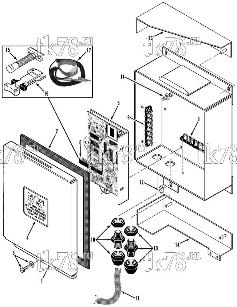 Каталог запчастей для Thermo King  REMOTE MONITOR BOX