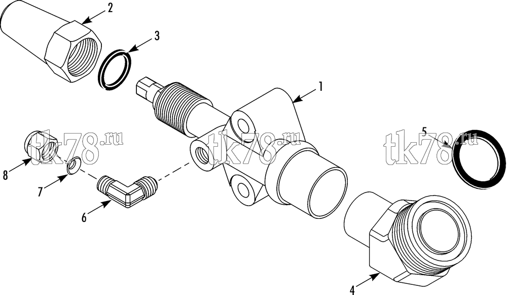 Каталог запчастей для Thermo King AP-II X 1012 VALVE ASSEMBLY - SUCTION