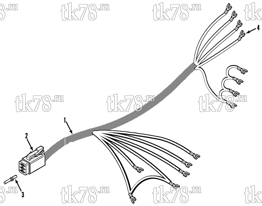 Каталог запчастей для Thermo King  HARNESS ASSEMBLY - CONTACTOR