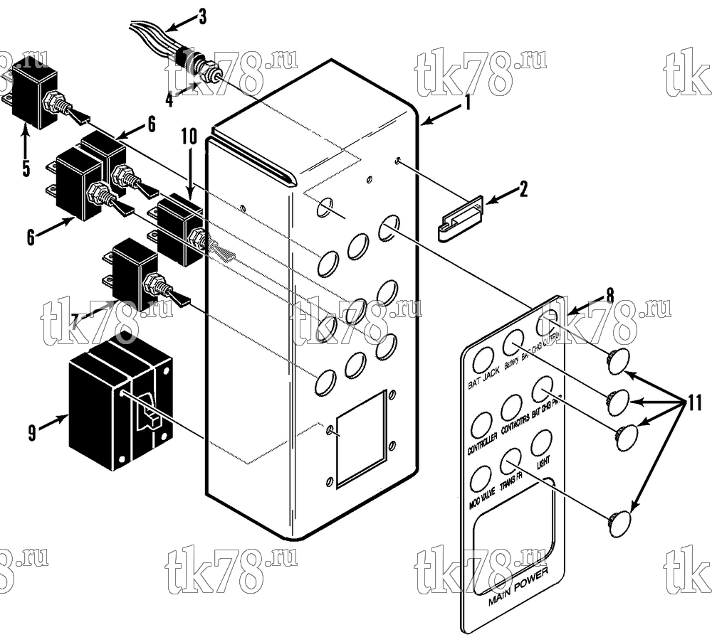 Каталог запчастей для Thermo King  CIRCUIT BREAKER GROUP