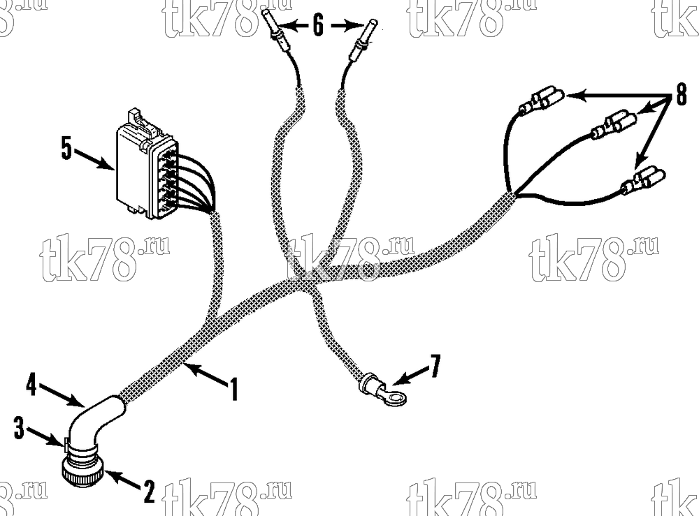 Каталог запчастей для Thermo King  HARNESS ASSEMBLY - CONTROLLER POWER